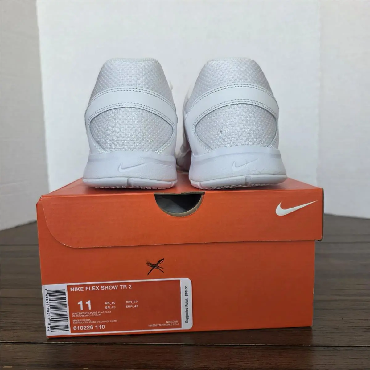 Nike shoes - Nike Flex Show - Flex Show - 610226-110 - White (UPC: 884802287032) 2