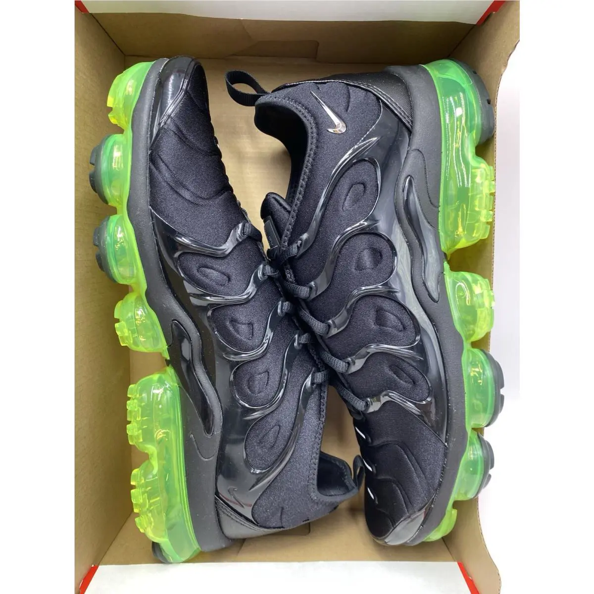 Nike shoes - Nike Air Vapormax Plus - Air Vapormax Plus - 924453 015 - Black/Reflect Silver-Volt (UPC: 887226148866) 5