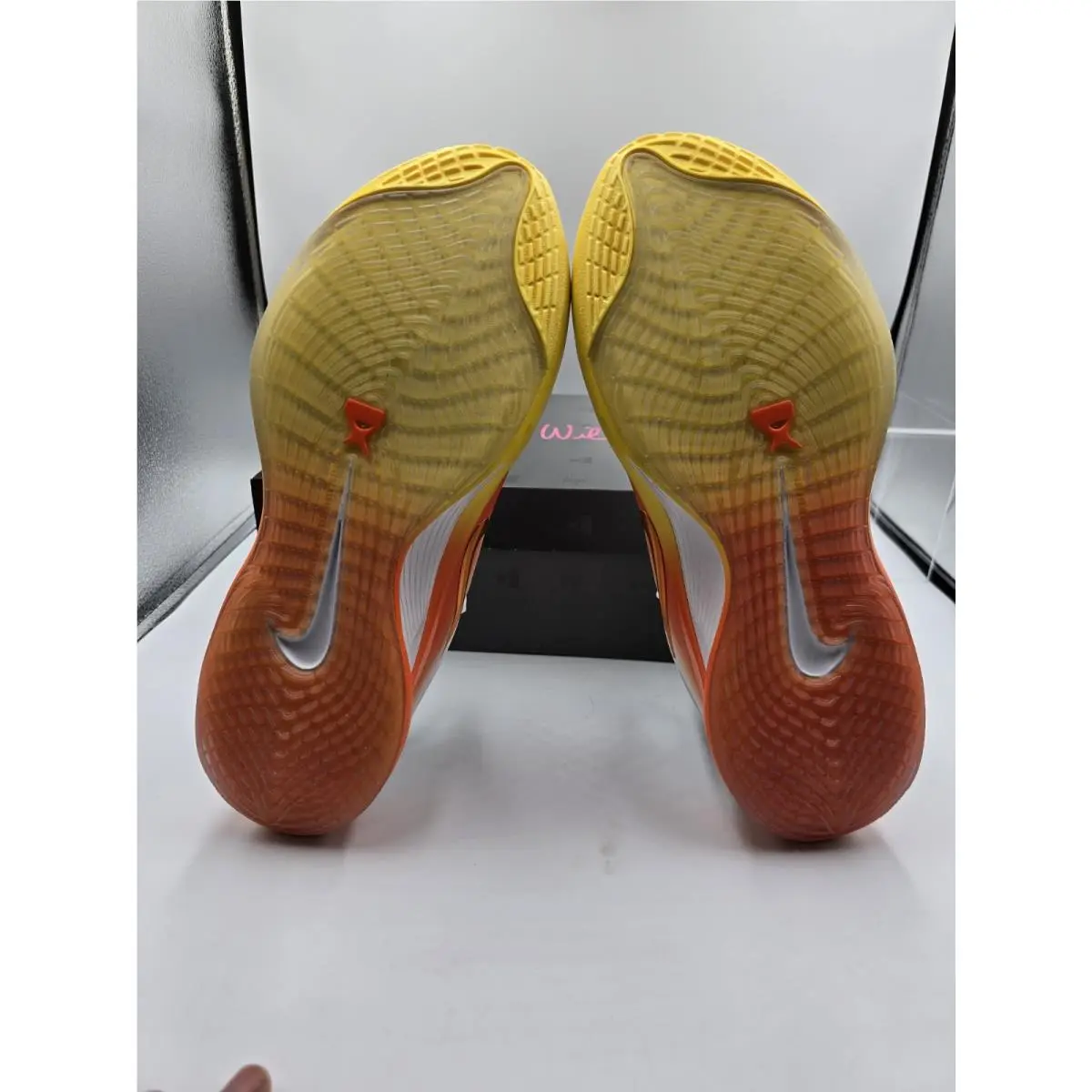 Nike shoes - Nike A`One - FZ8605-103 - White/Chrome Yellow-Safety Orange 3