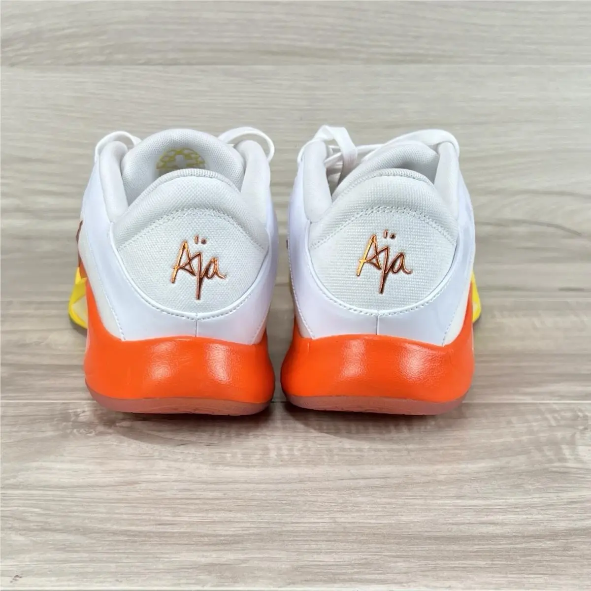 Nike shoes - Nike A`One - FZ8605-103 - White/Chrome Yellow-Safety Orange 2