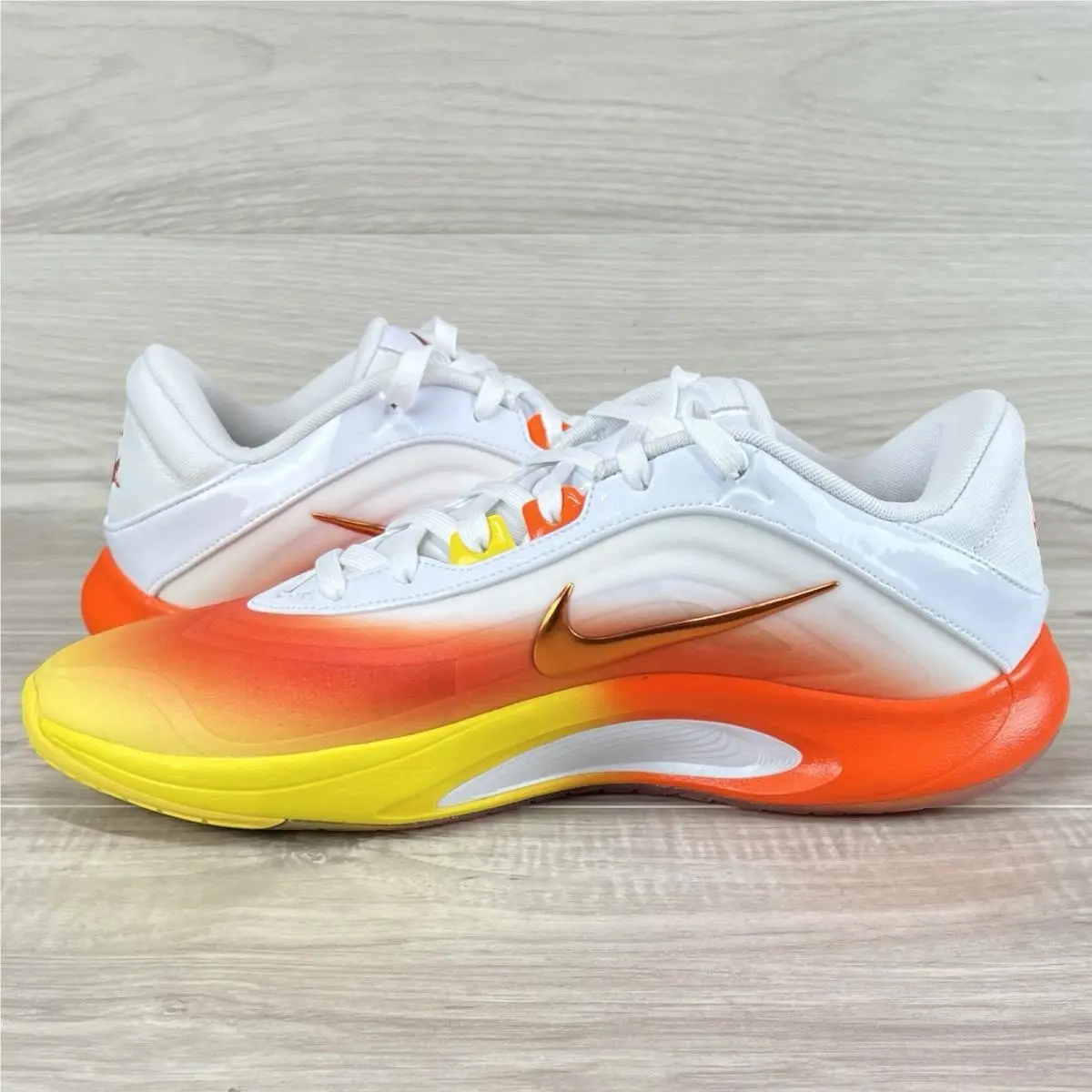 Nike shoes - Nike A`One - FZ8605-103 - White/Chrome Yellow-Safety Orange 4