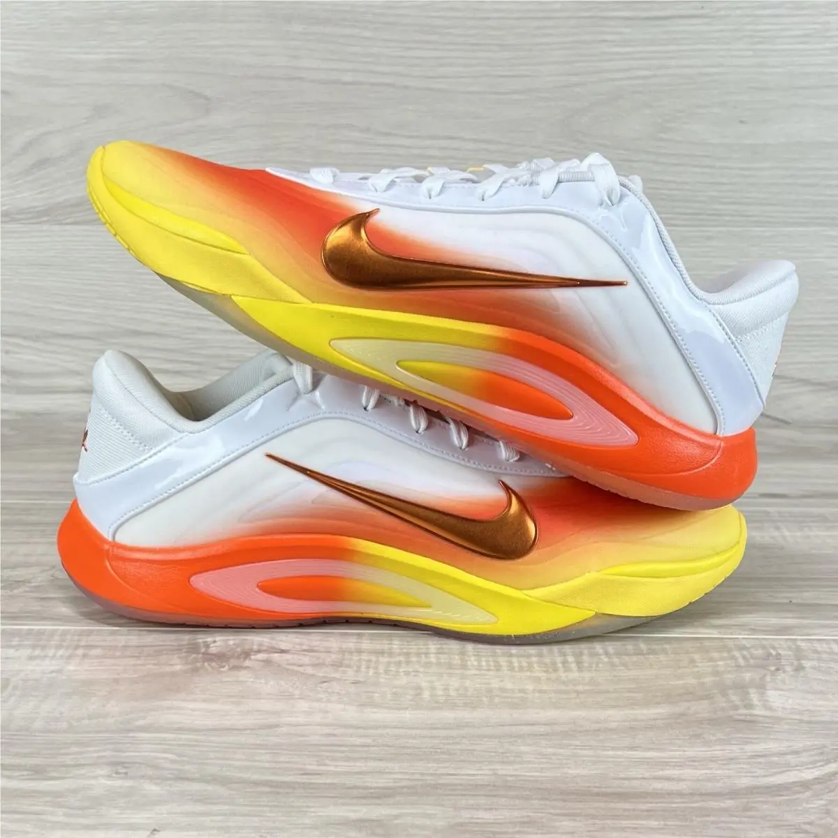 Nike shoes - Nike A`One - FZ8605-103 - White/Chrome Yellow-Safety Orange 5