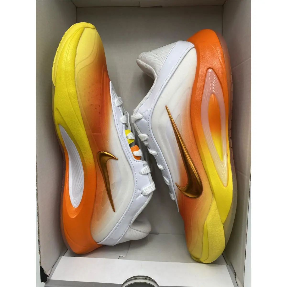 Nike shoes - Nike A`One - FZ8605-103 - White/Chrome Yellow-Safety Orange 5