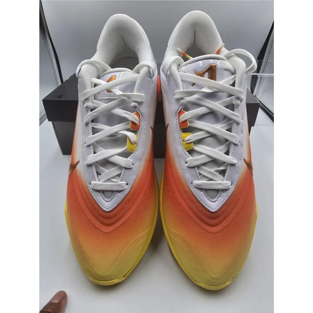 Nike shoes - Nike A`One - FZ8605-103 - White/Chrome Yellow-Safety Orange 2