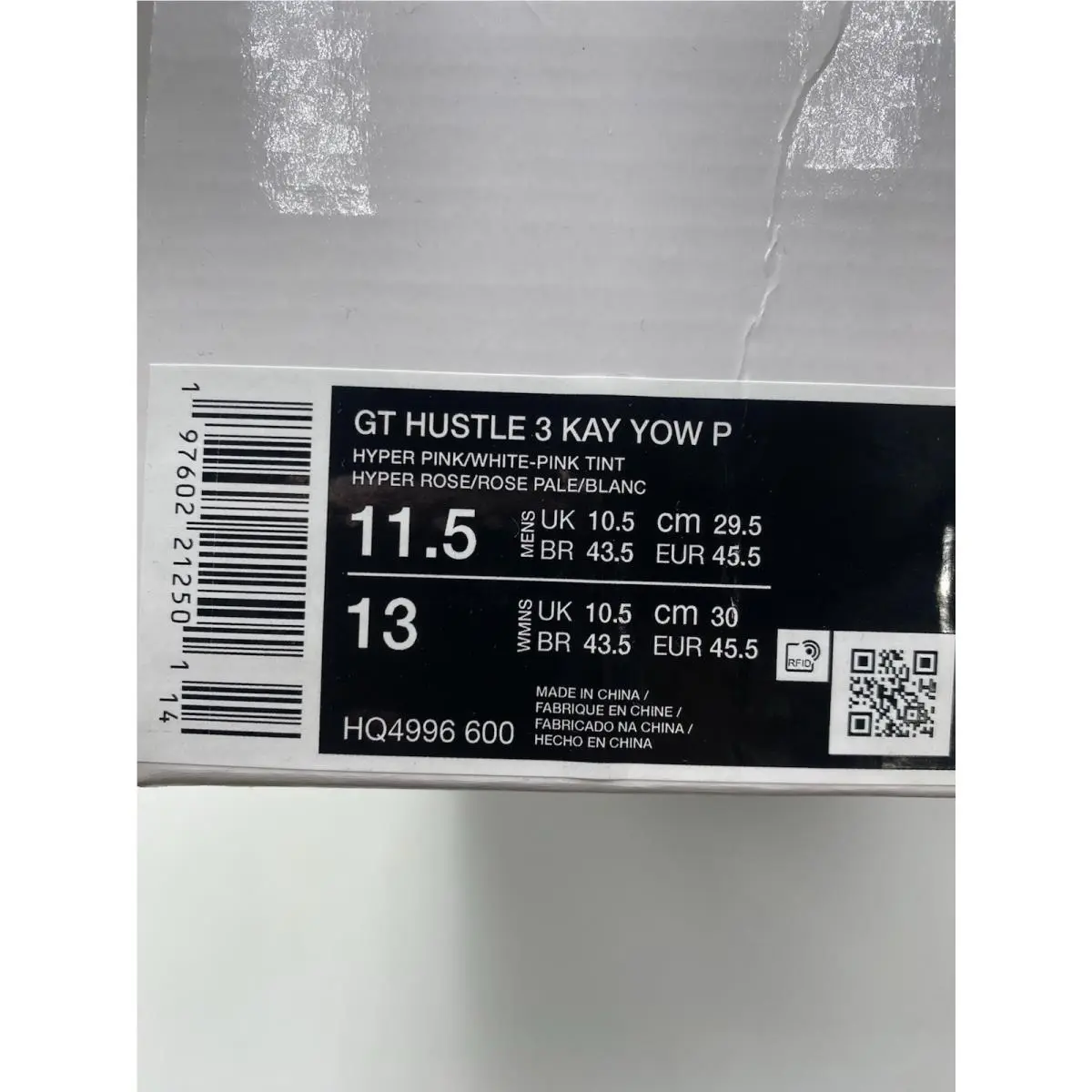 Nike shoes - Nike 3 - HQ4996 600 - Hyper Pink/White-Pink Tint (UPC: 197602212501) 6