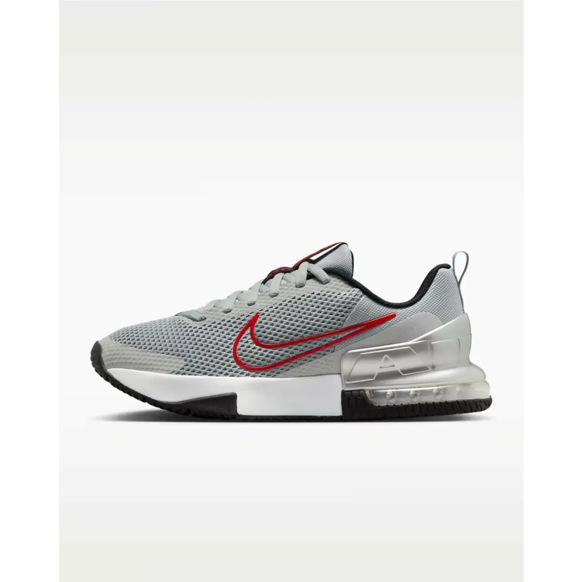 Nike Men`s Air Max Alpha Trainer 6 Training Shoes Flat Silver/red Size 10