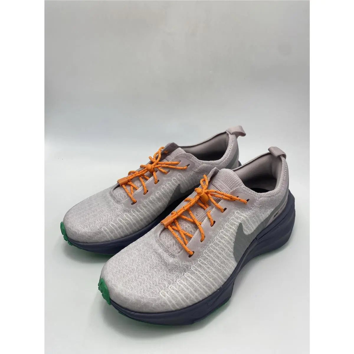 Nike shoes - NIKE iD - FZ1428 002 - Light Grey/Orange-Green 2