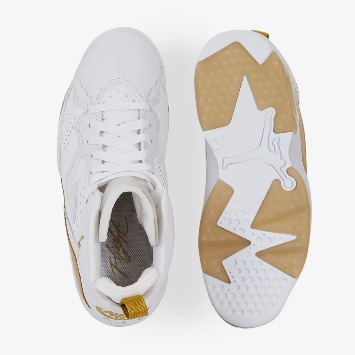 Nike shoes - Air Jordan MVP - Air MVP - FZ3985 100 - White/Metallic Gold 3
