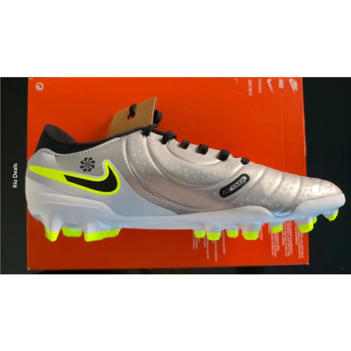 Nike shoes - Nike Tiempo Legend - Tiempo Legend - DV4337-001 - Metallic Silver/ Black/ Volt (UPC: 197600847682) 3