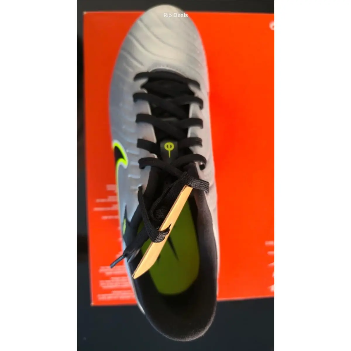 Nike shoes - Nike Tiempo Legend - Tiempo Legend - DV4337-001 - Metallic Silver/ Black/ Volt (UPC: 197600847682) 4