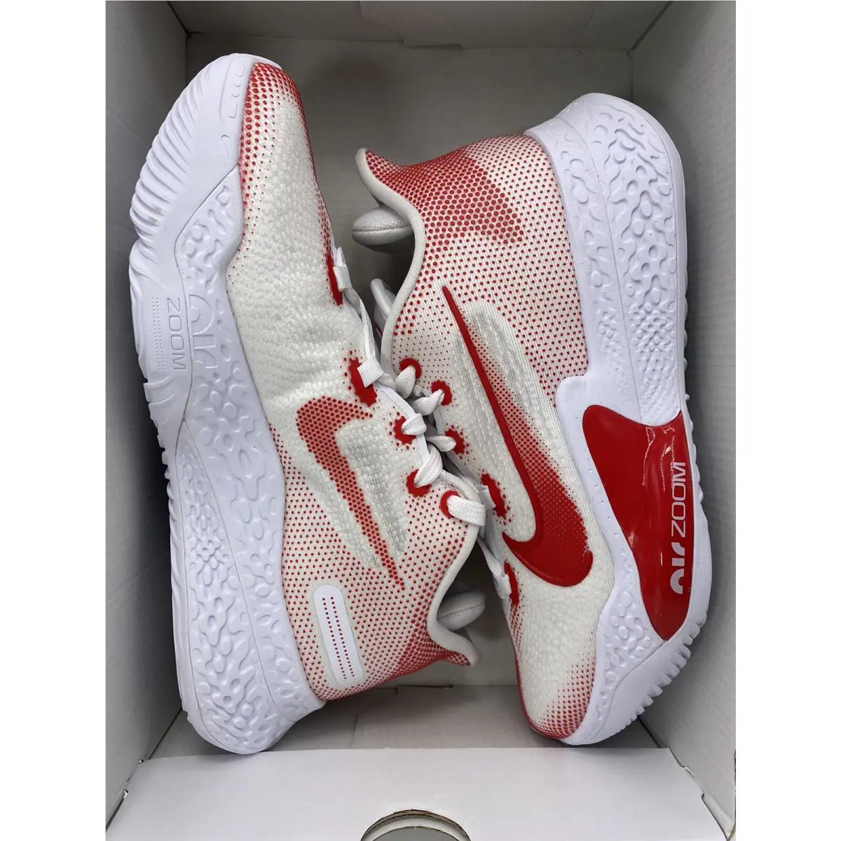 Nike shoes - Nike Air Zoom BB - Air Zoom - CK5879 114 - White/University Red (UPC: 194493815651) 5