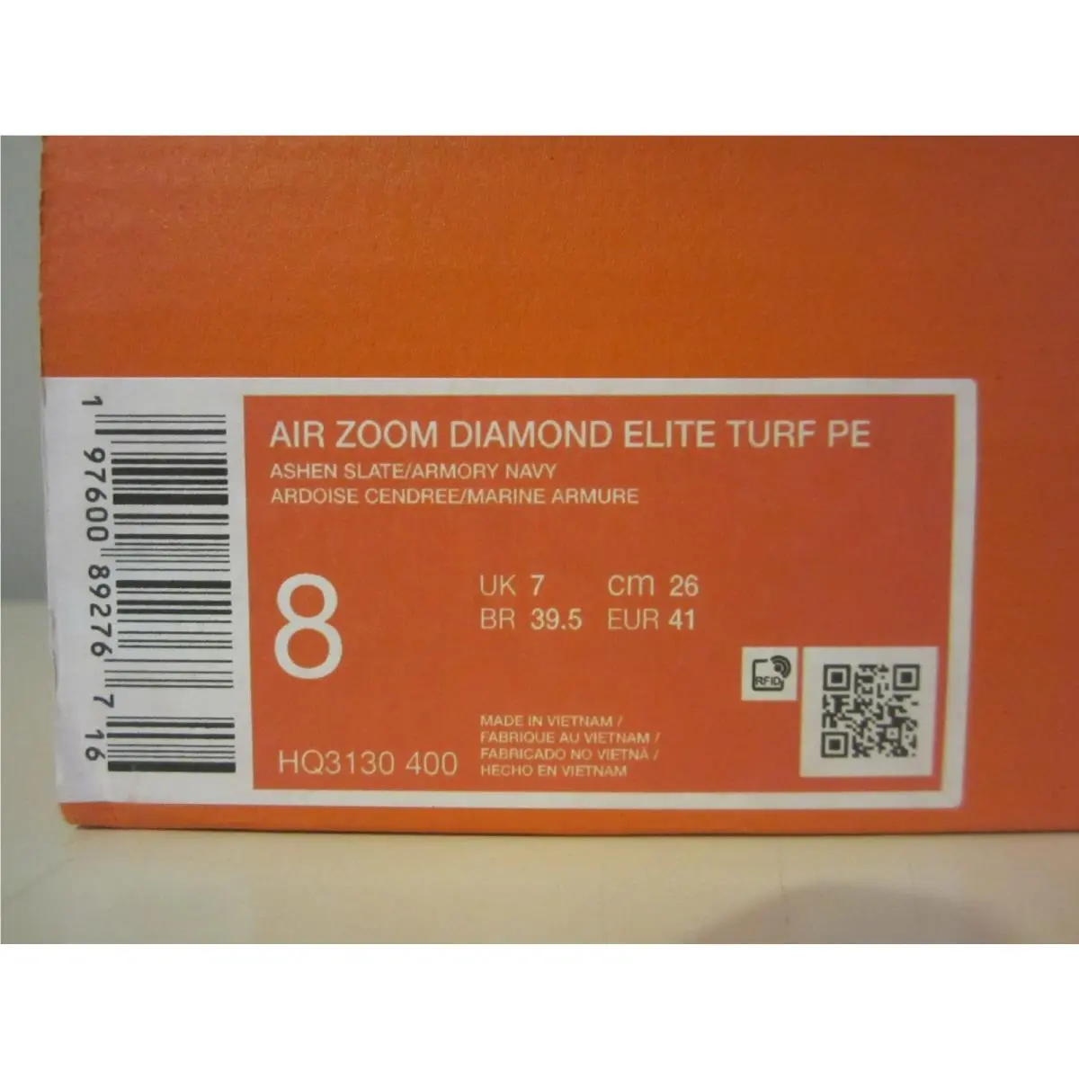 Nike shoes - Nike Air Zoom Diamond Elite - HQ3130-400 - Ashen Slate/Armory Navy (UPC: 197600892767) 10