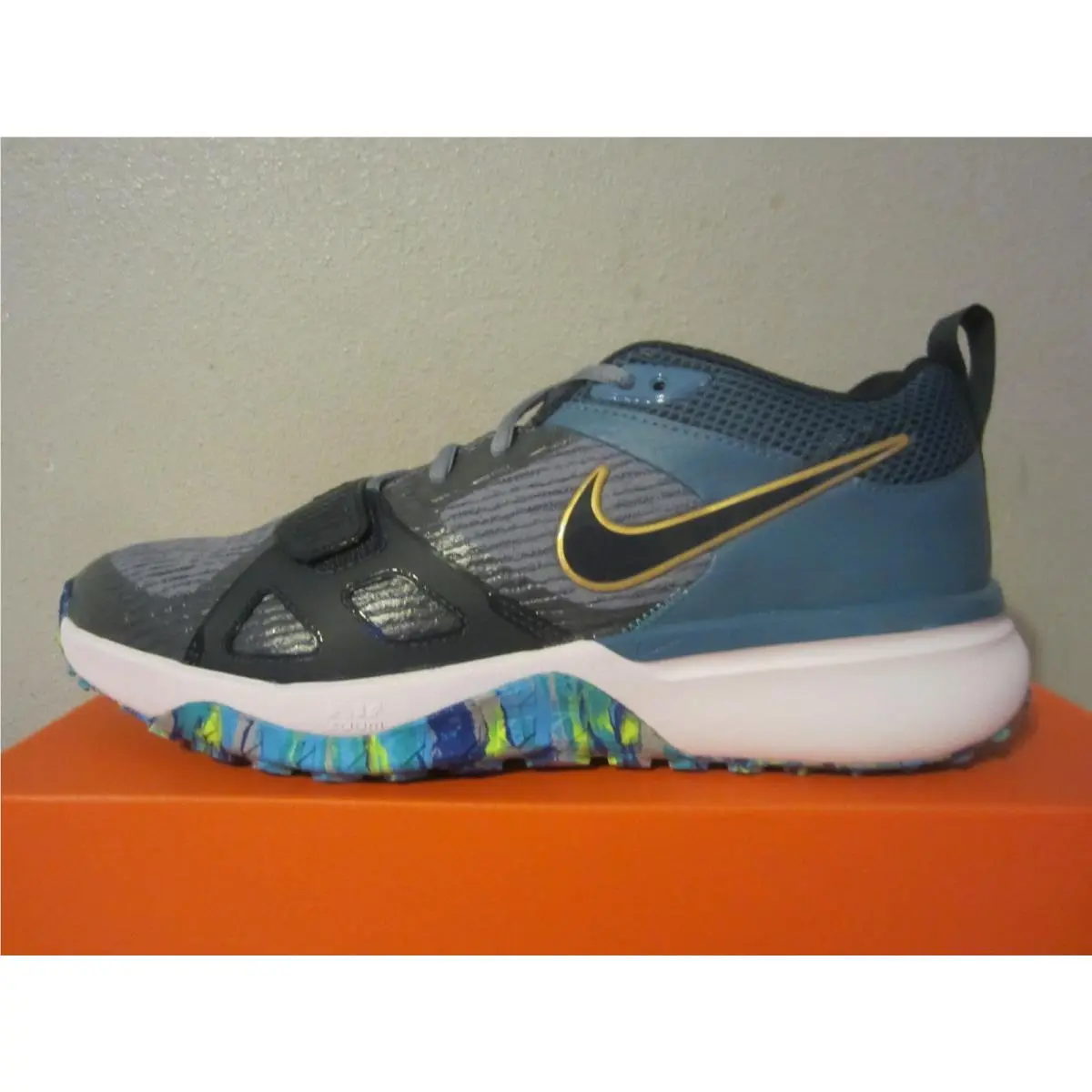 Nike shoes - Nike Air Zoom Diamond Elite - HQ3130-400 - Ashen Slate/Armory Navy (UPC: 197600892767) 4