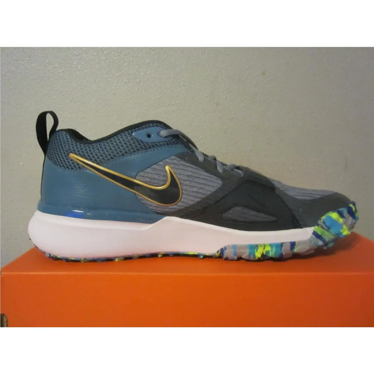Nike shoes - Nike Air Zoom Diamond Elite - HQ3130-400 - Ashen Slate/Armory Navy (UPC: 197600892767) 5