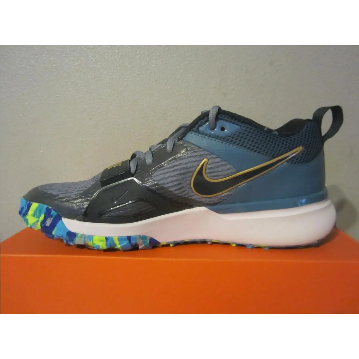 Nike shoes - Nike Air Zoom Diamond Elite - HQ3130-400 - Ashen Slate/Armory Navy (UPC: 197600892767) 7