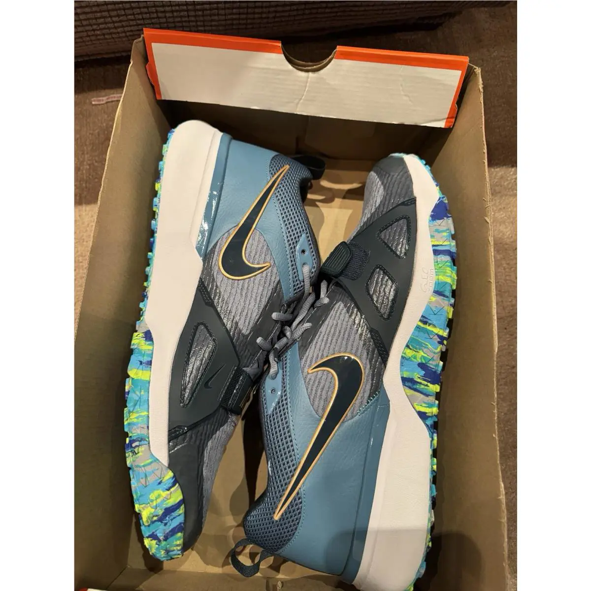 Nike shoes - Nike Air Zoom Diamond Elite - HQ3130-400 - Ashen Slate/Armory Navy (UPC: 197600892774) 6