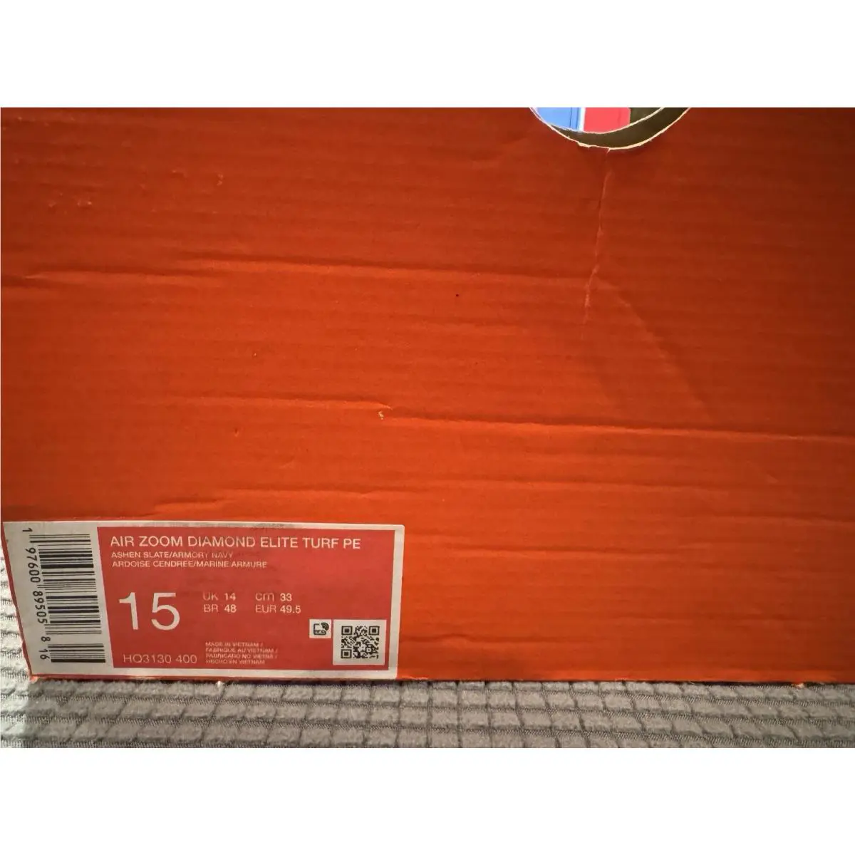 Nike shoes - Nike Air Zoom Diamond Elite - HQ3130-400 - Ashen Slate/Armory Navy (UPC: 197600892774) 7