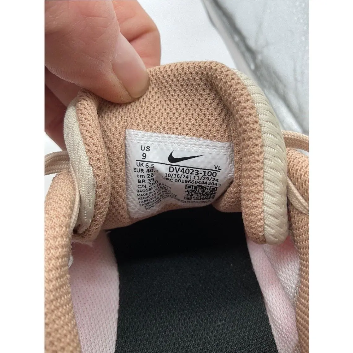 Nike shoes - W Air Winflo 10 - Air Winflo - DV4023-100 - Beige 3