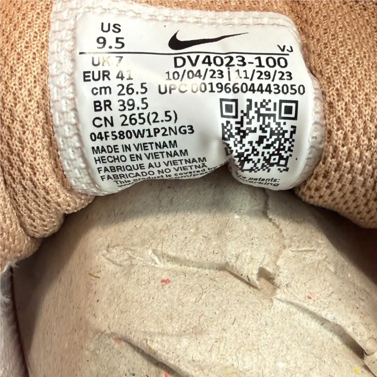 Nike shoes - Nike Air Winflo 10 - Air Winflo - DV4023 100 - Beige/White 12