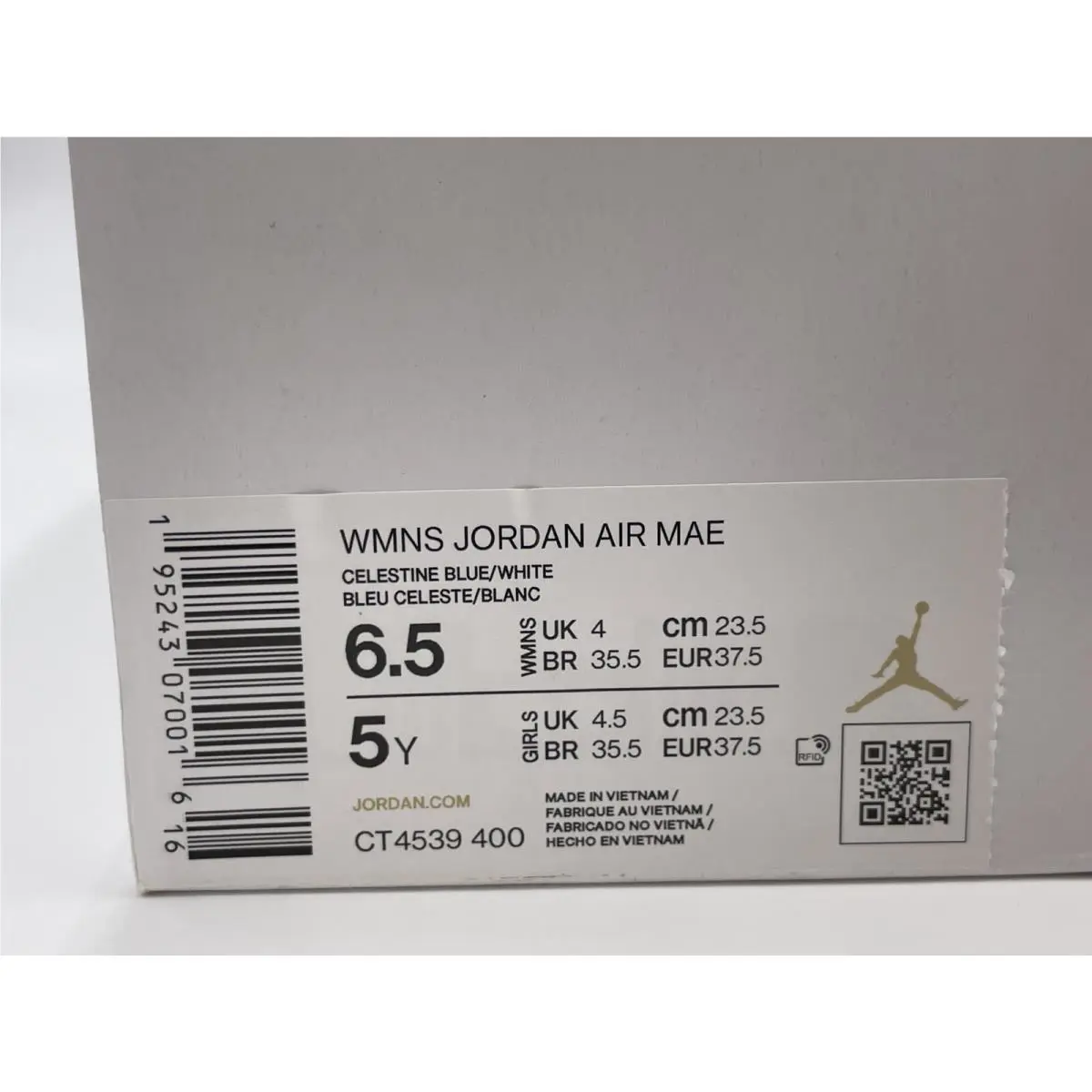 Nike shoes - Air Jordan - Air - Blue (UPC: 195243070016) 6