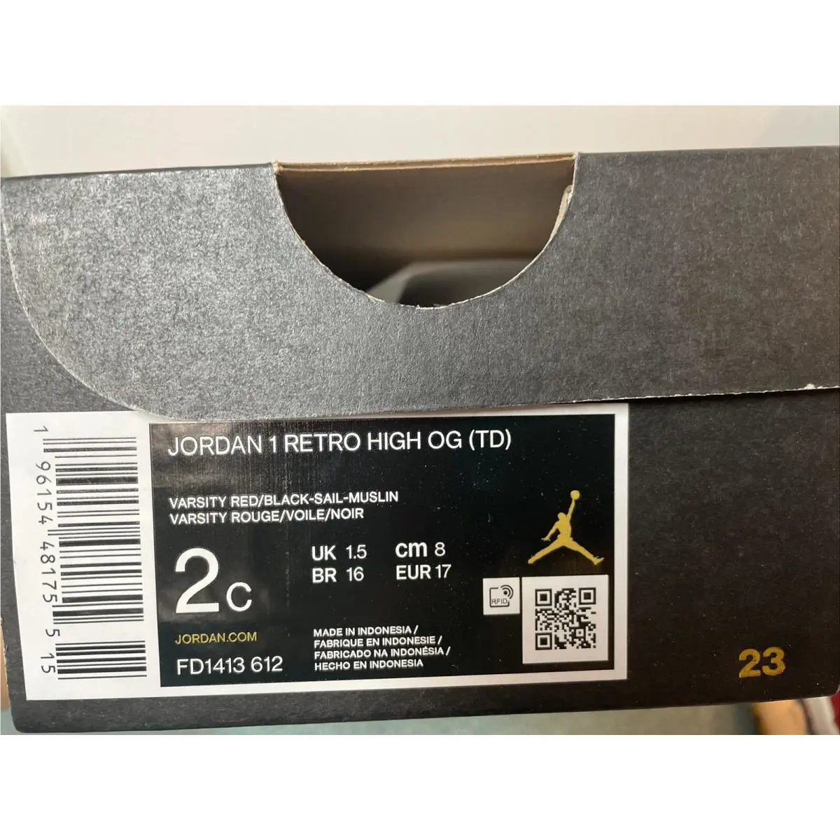 Nike shoes - Jordan Lost And Found - Lost And Found - Red, Black, White (UPC: 0196154481755) 6