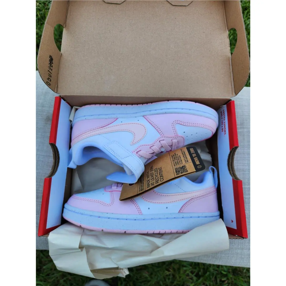 Nike shoes - Nike Court Borough - Court Borough - DQ0473-100 - Pink 9
