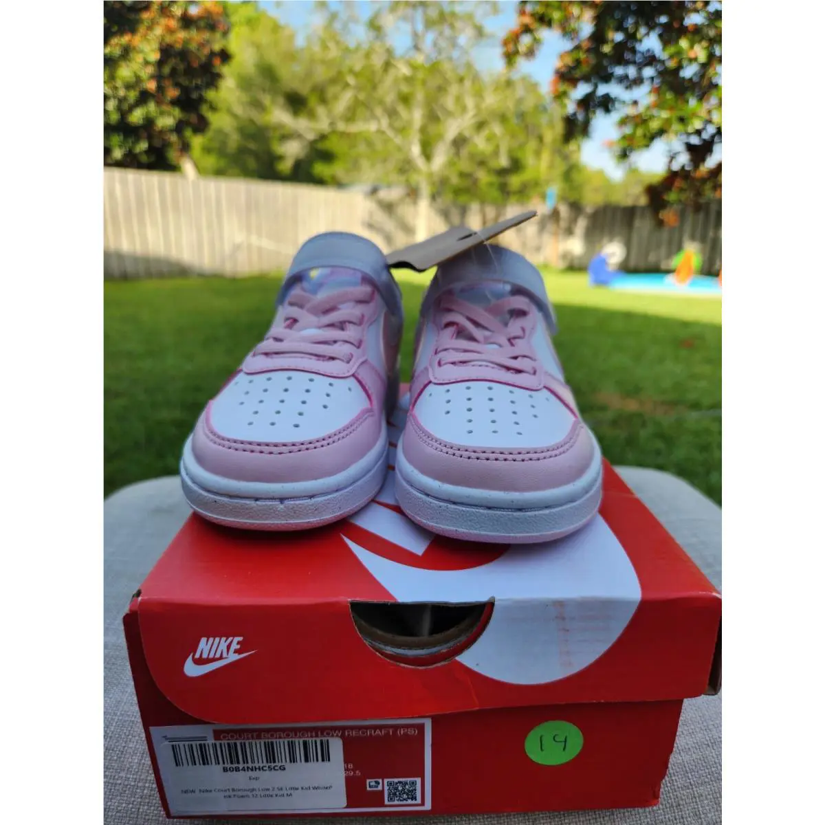Nike shoes - Nike Court Borough - Court Borough - DQ0473-100 - Pink 5