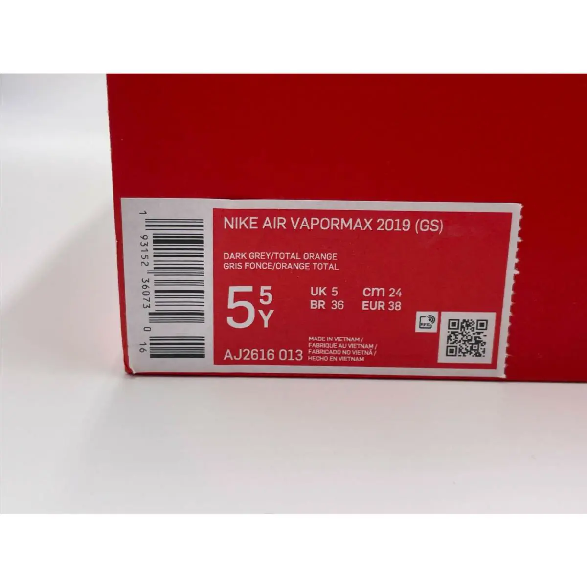 Nike shoes - AIR VAPORMAX  2019 - AIR VAPORMAX - Gray (UPC: 193152360730) 6