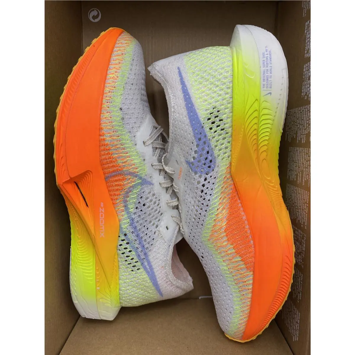 Nike shoes - Nike ZoomX Vaporfly - ZoomX Vaporfly - DV4129 101 - Sail/Cobalt Bliss-Total Orange (UPC: 196604443753) 5
