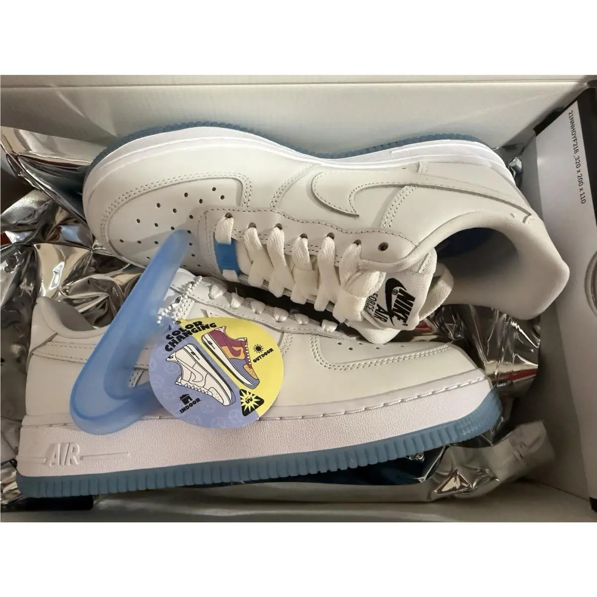 Nike Air Force 1 Low `07 LX UV Reactive DA8301-100 Women`s Sz 5.5w Rare