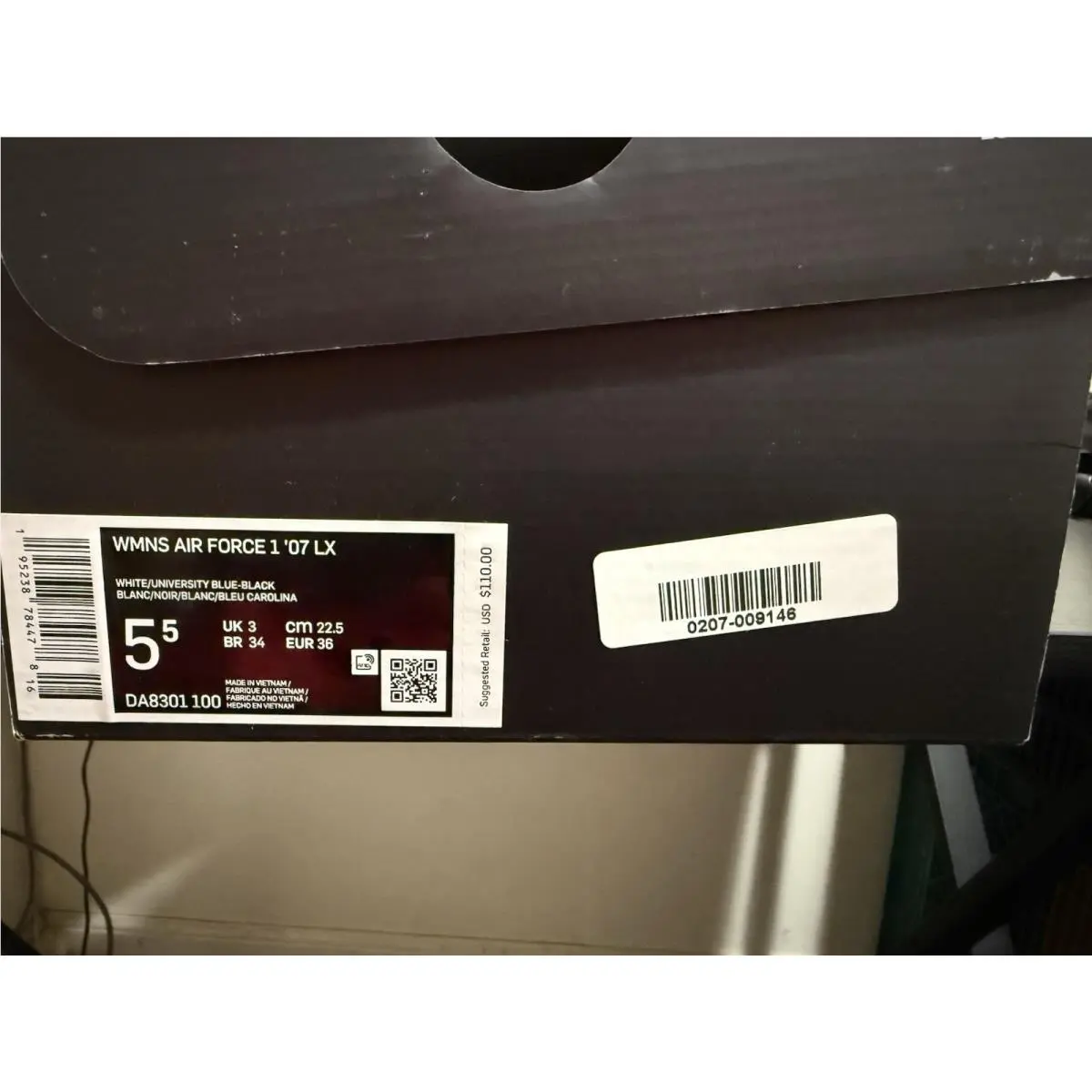 Nike shoes - Nike Air Force 1 `07 LX - DA8301-100 - White (UPC: 0195238784478) 12