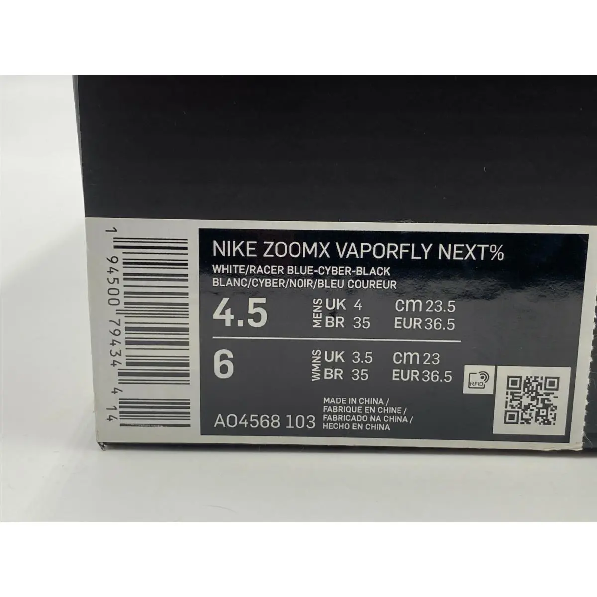 Nike shoes - Nike ZoomX Vaporfly Next - ZoomX Vaporfly Next - White (UPC: 194500794344) 6