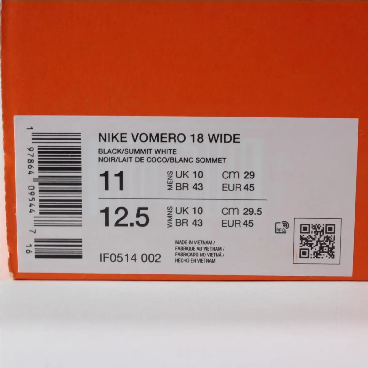 Nike shoes - Nike Vomero 18 - Vomero - IF0514-002 - Black 11