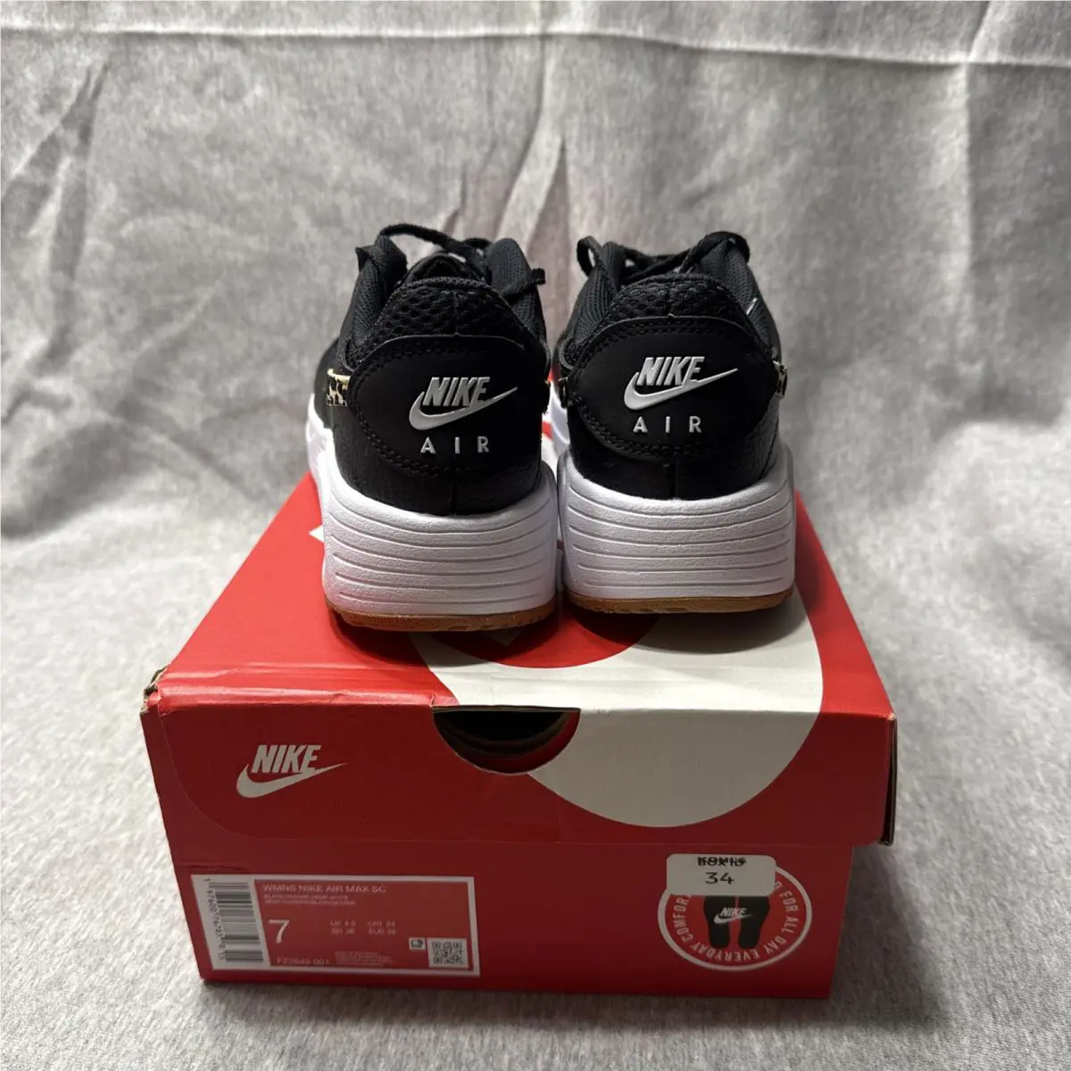 Nike shoes - Nike Air Max SC - Air Max - Black/Hemp/White/Sesame 7