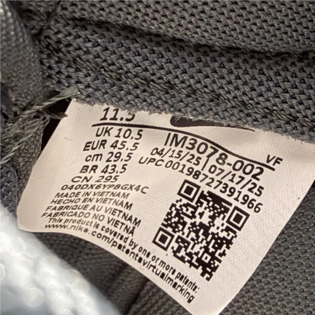 Nike shoes - Nike Air Force 1 - Air Force - IM3078-002 - Gray (UPC: 197601793896) 3