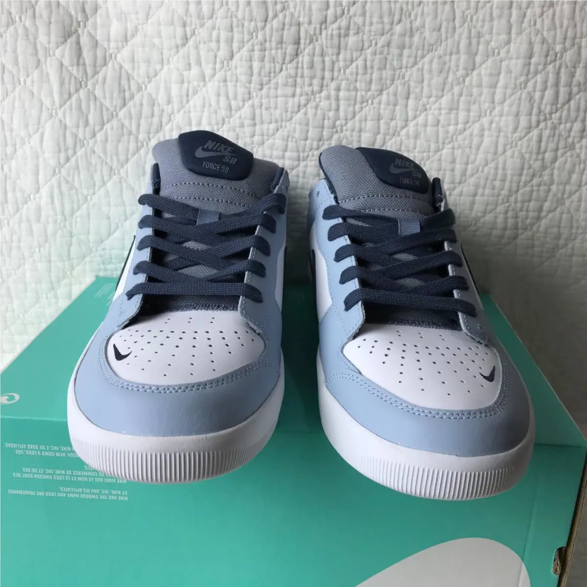Nike shoes - Nike SB Force 58 - Force - HJ3489-141 - White/Thunder Blue 3