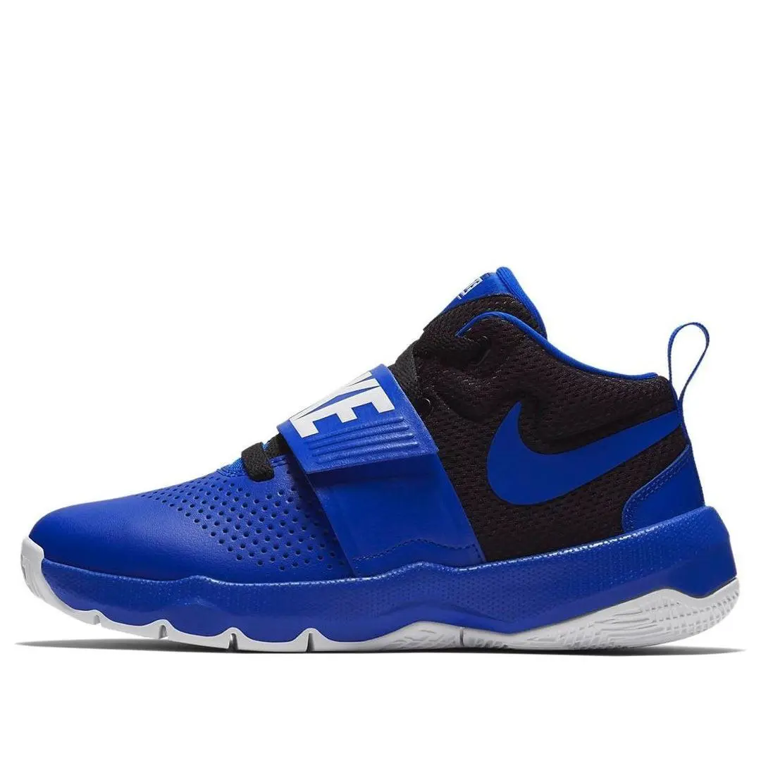 Nike Team Hustle D 8 `black Blue` GS Sku 881941-405 Size US Y 3.5 - Black