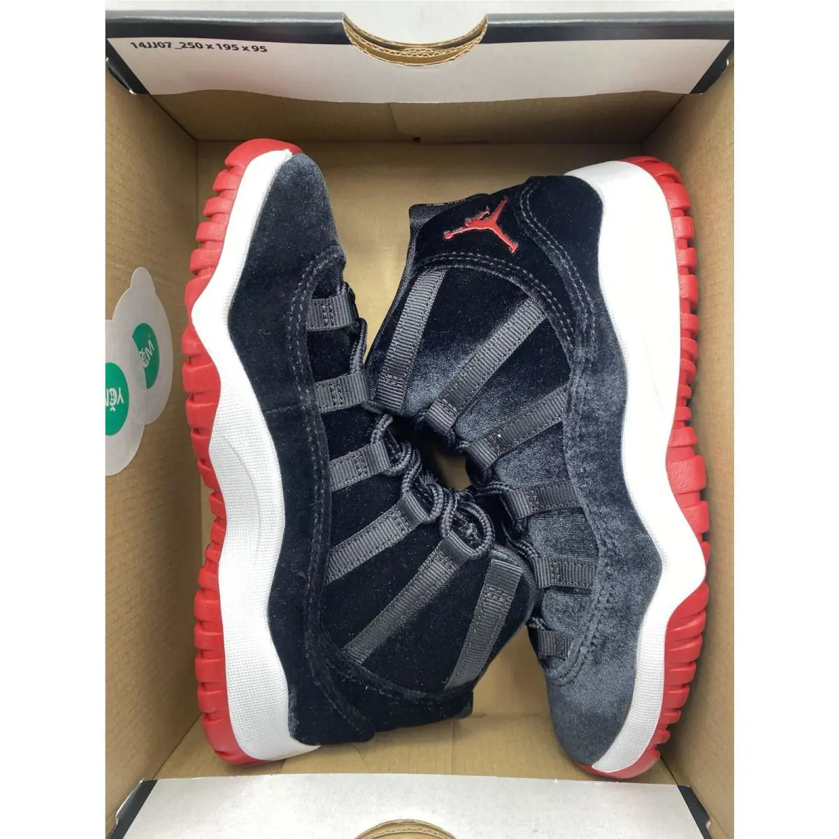 Nike shoes - Air Jordan 11 - Air - HF7807 061 - Black/Gym Red-White (UPC: 197600501249) 5