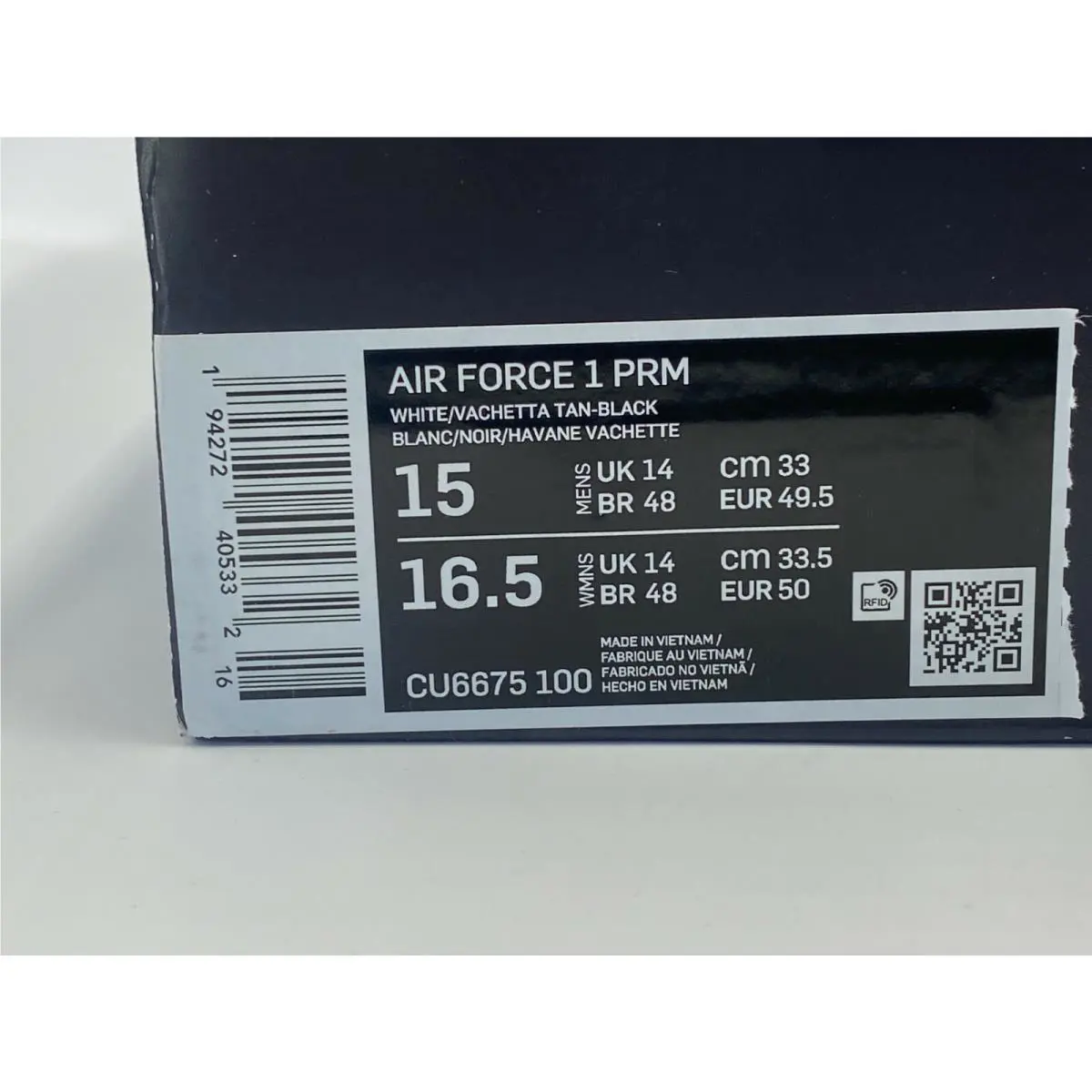 Nike shoes - Nike Air Force 1 - Air Force - CU6675 100 - White (UPC: 194272405332) 6