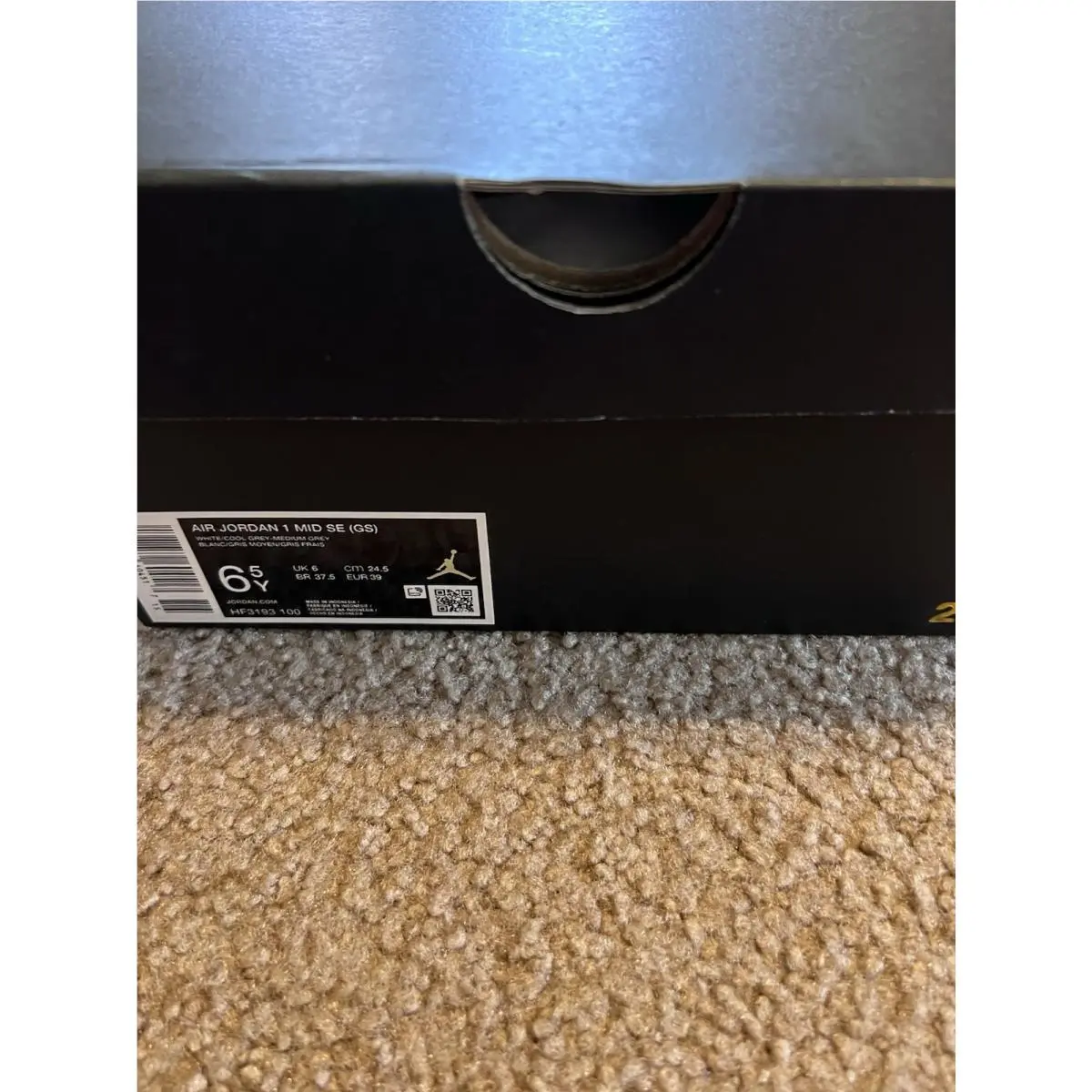 Nike shoes - Jordan Air 1 Mid GS - Gray 1