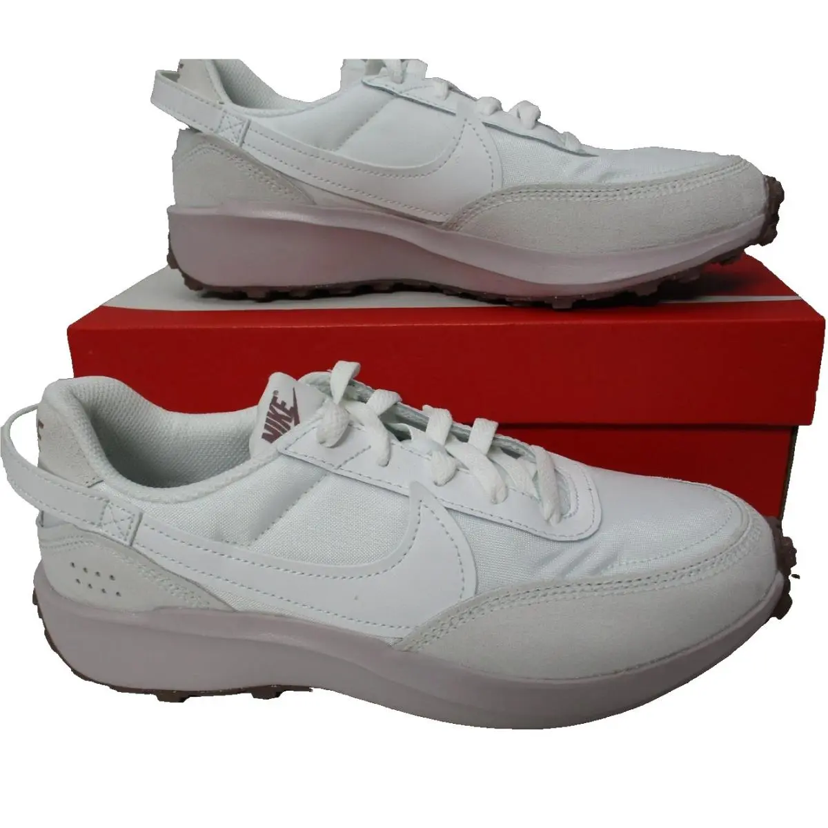 Nike Waffle Debut Shoes Summit White Smokey Mauve Womens Sz 9.5