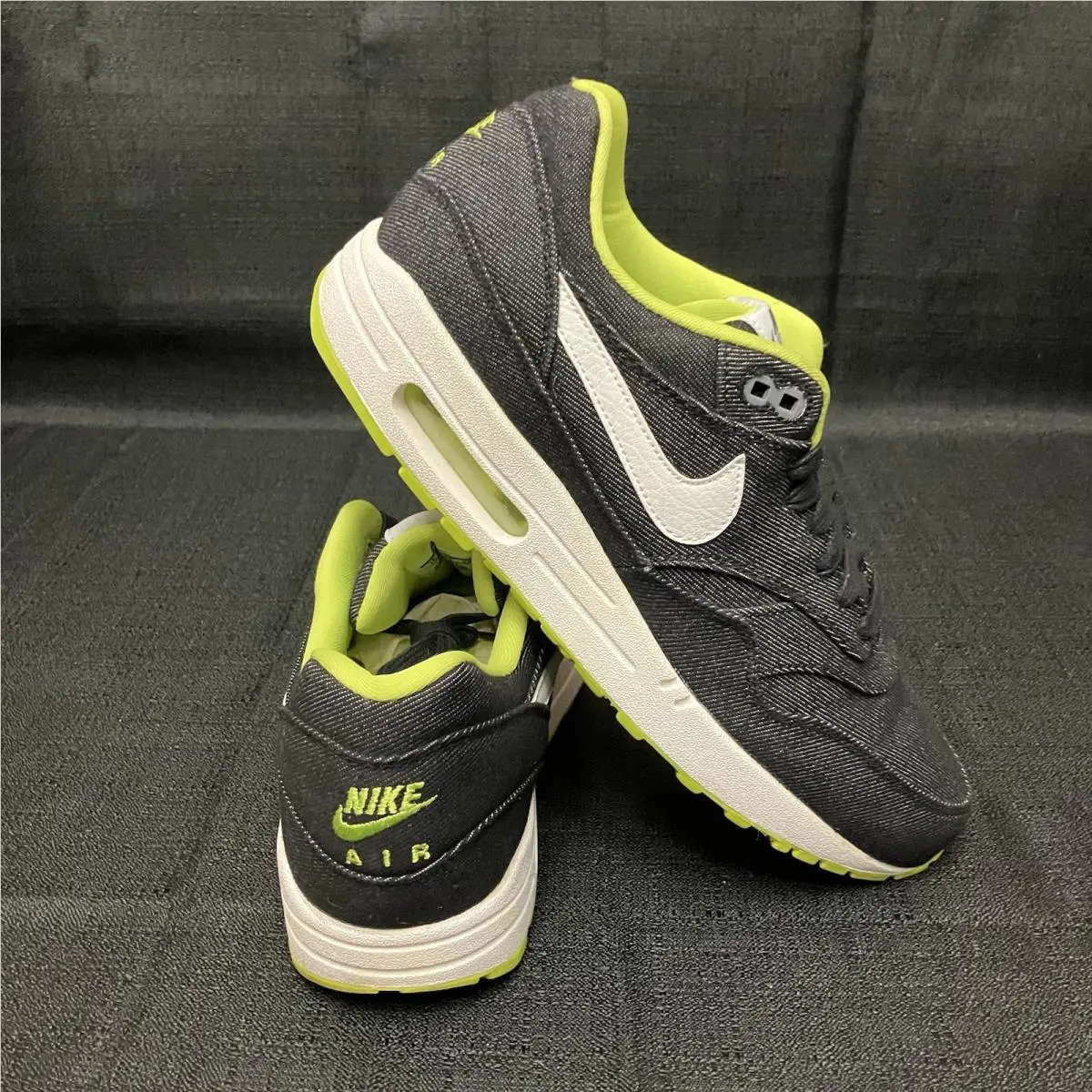 Nike shoes - Air Max 1 QS Premium Denim Venom - 512033 019 - Anthractice Black White Cyber 0
