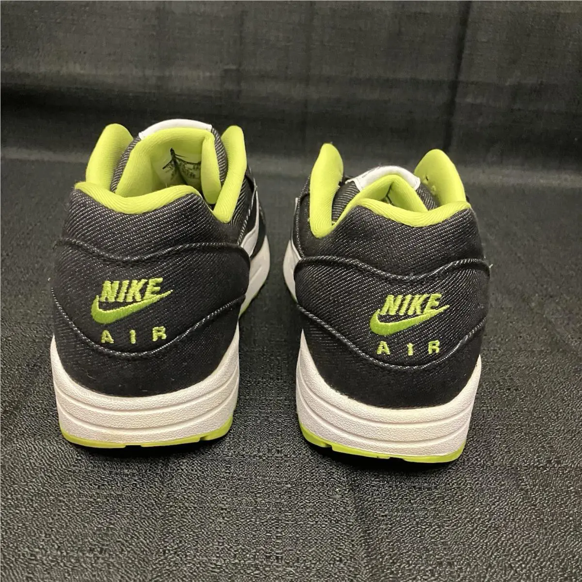 Nike shoes - Air Max 1 QS Premium Denim Venom - 512033 019 - Anthractice Black White Cyber 3