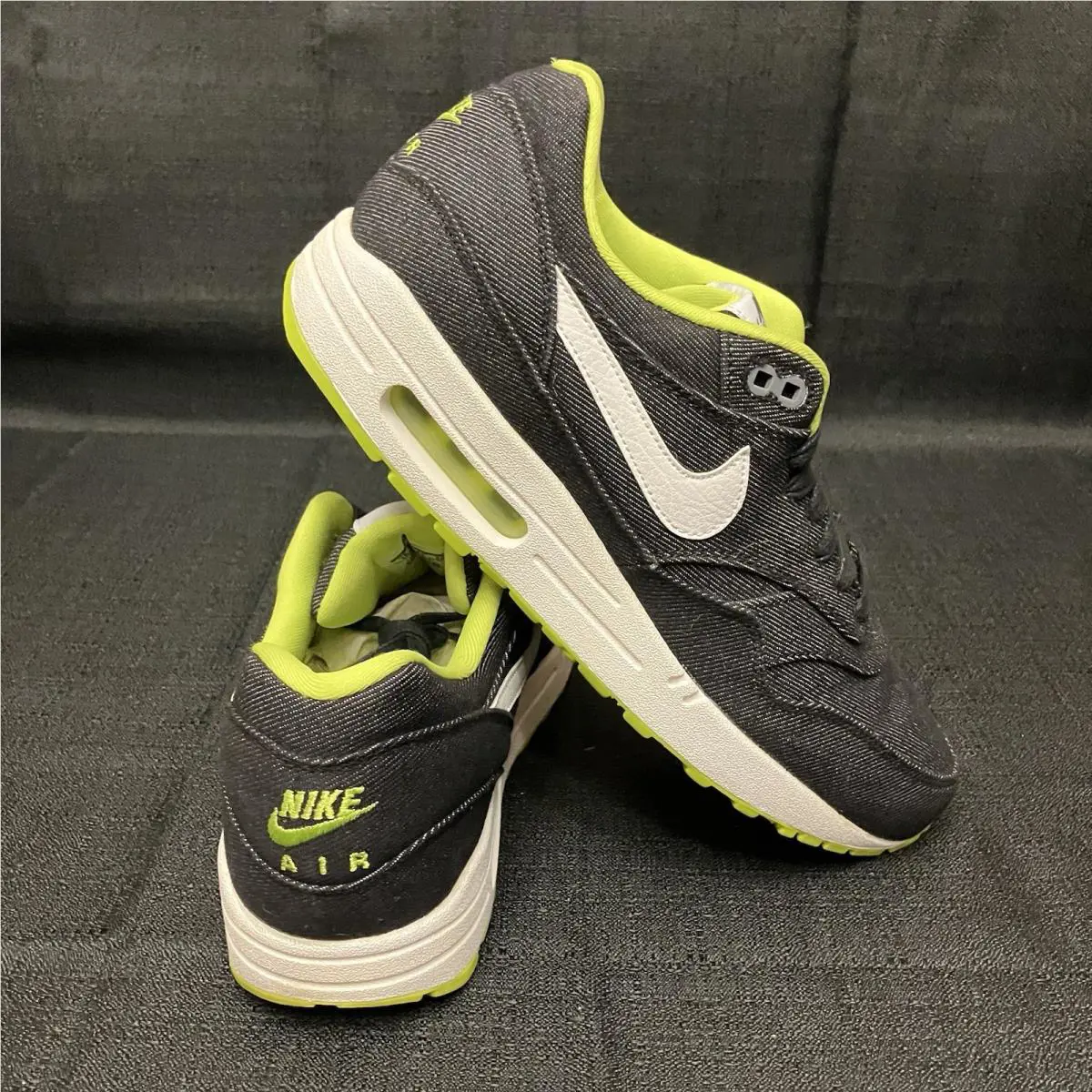 Nike shoes - Air Max 1 QS Premium Denim Venom - 512033 019 - Anthractice Black White Cyber 6