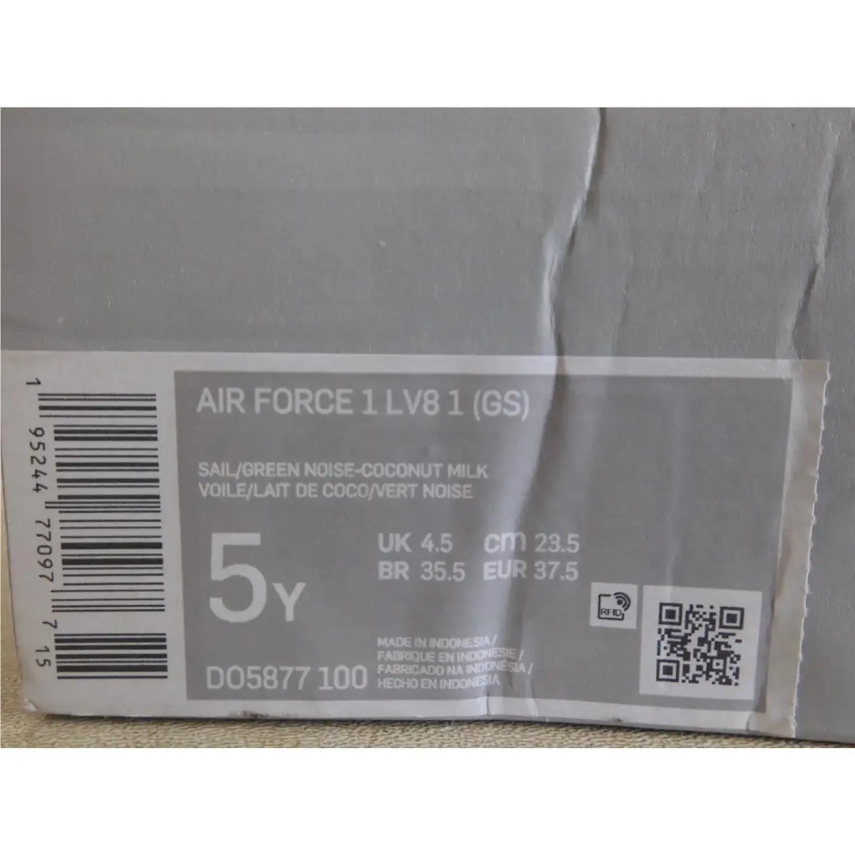 Nike shoes - Nike Air Force 1 GS - 314192-009 - Black (UPC: 826218004094) 6