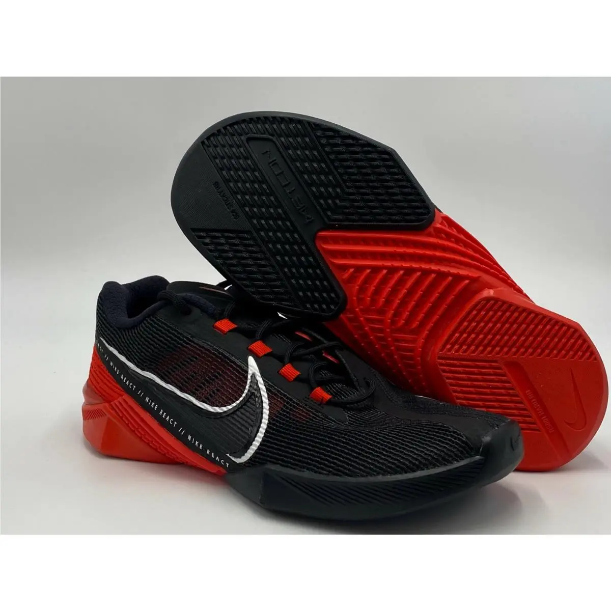 Nike React Metcon Turbo Blck/wht-red CT1243 006 US Men SZ 7.5