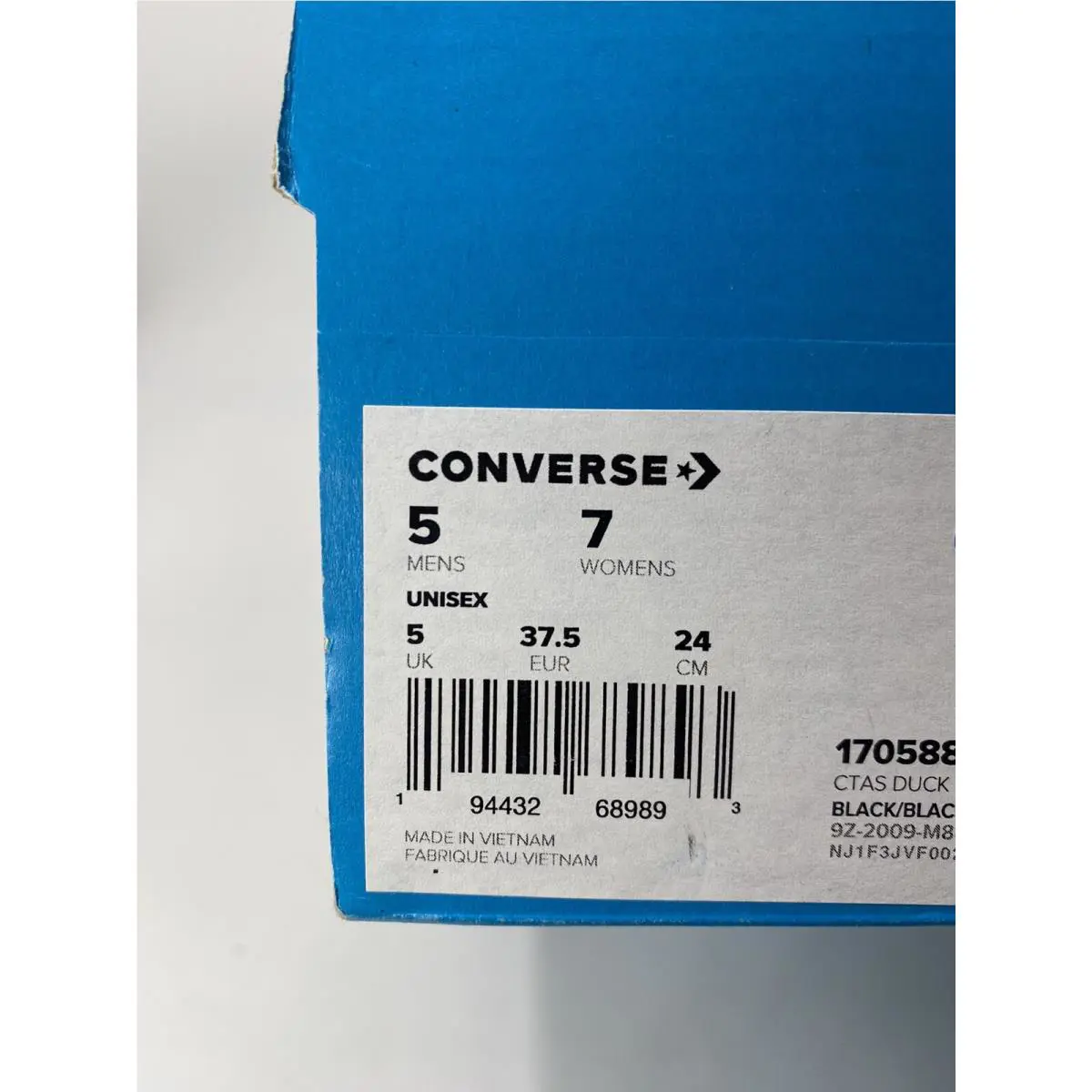Nike shoes - Chuck Taylor - Chuck Taylor - 170588C - Black (UPC: 194432689893) 6