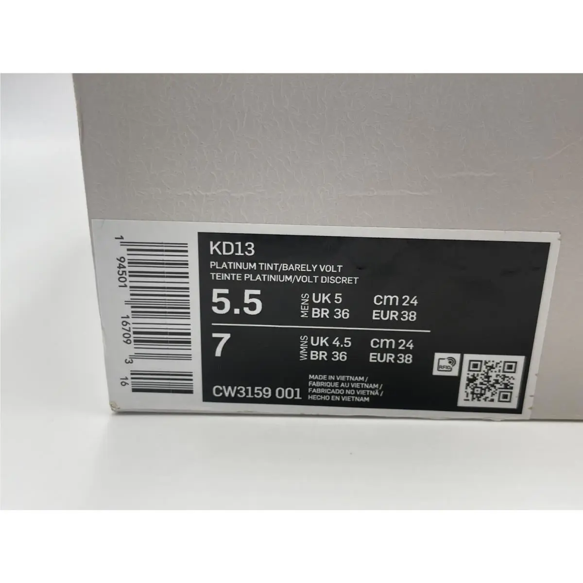 Nike shoes - Nike KD 13 - CW3159-001 - Gray (UPC: 194501167093) 6