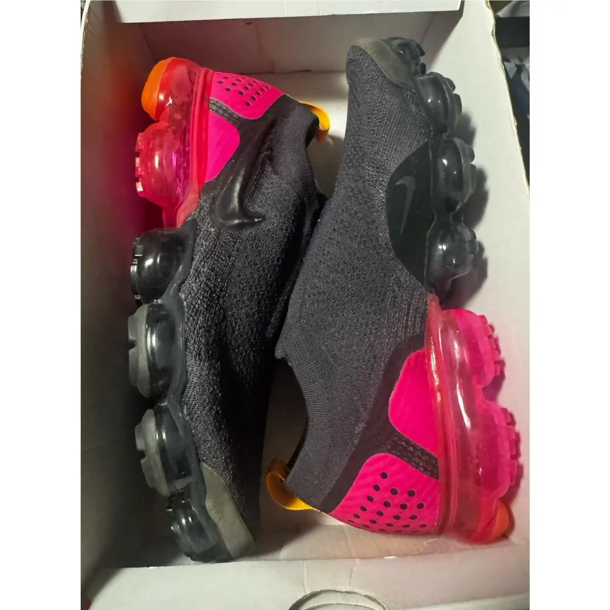 Nike shoes - Nike Air VaporMax - Air VaporMax - AJ6599-001 - Gridiron/Laser Orange-Black 6