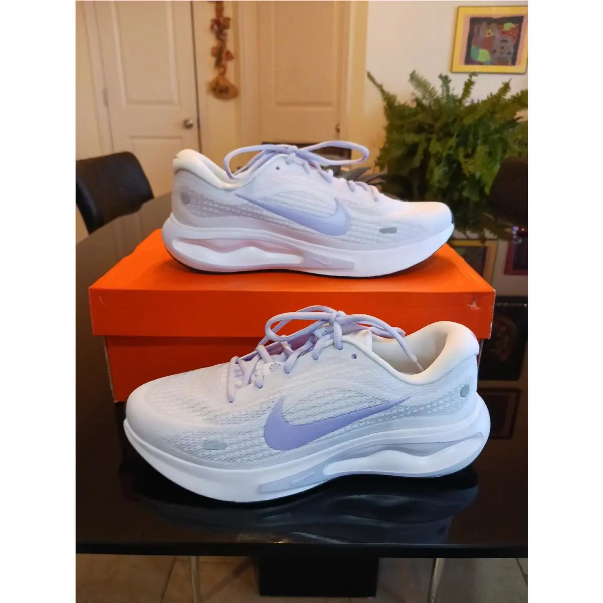 Nike shoes - Nike Journey Run - Journey Run - FJ7765-113 - White/Amethyst Tint/Black/Hydrangeas 0